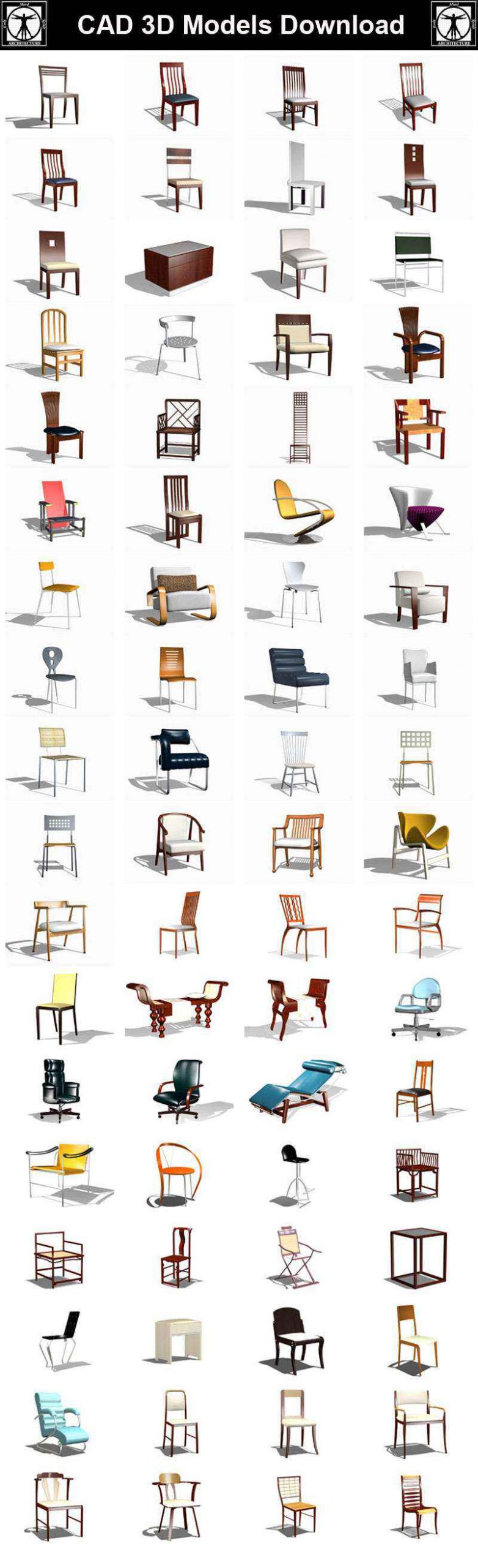 Chair 3D Cad Models - Image 2
