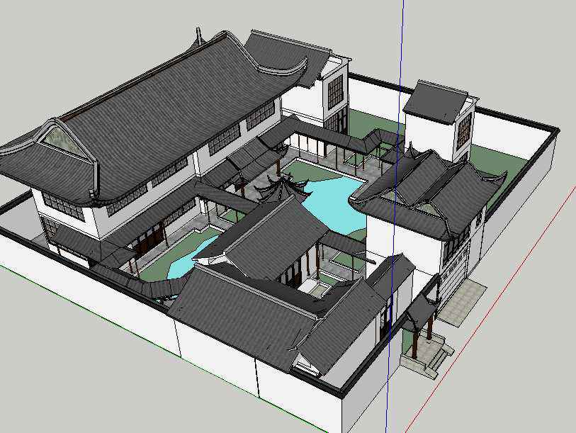 【20 Kinds of Chinese Landscape Sketchup 3D Models】(Best Collections!!) - Image 7