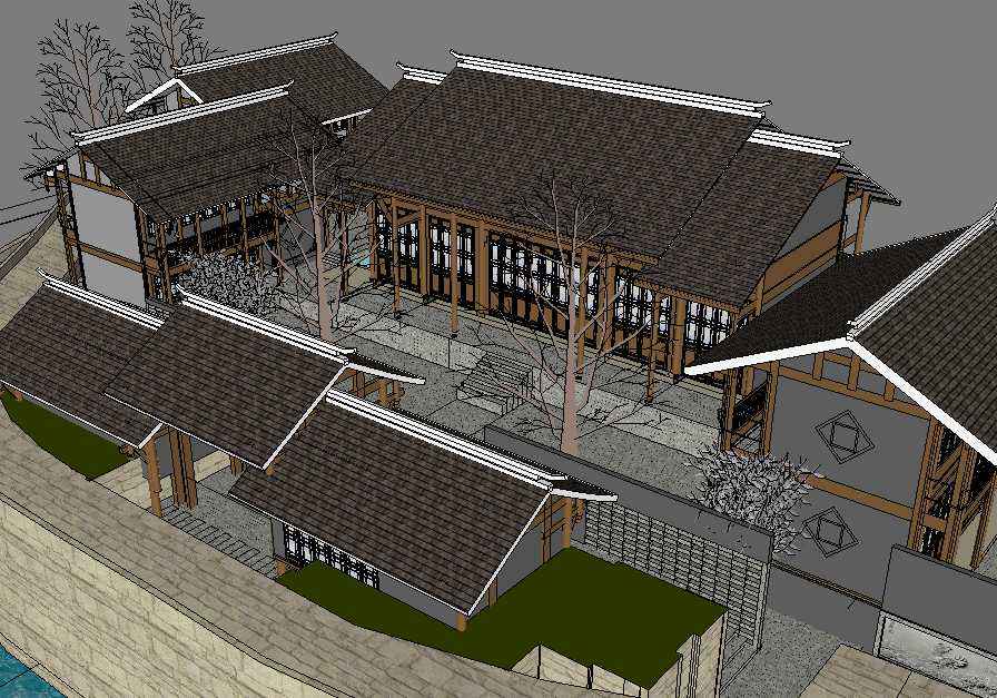 【20 Kinds of Chinese Landscape Sketchup 3D Models】(Best Collections!!) - Image 8