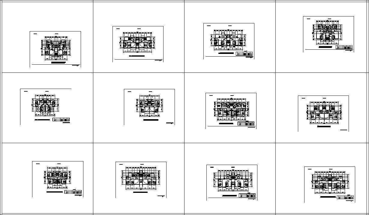 ★【Over 130+ Architecture Layout,Building Plan Design CAD Design,Details Collection】Residential Building Plan@Autocad Blocks,Drawings,CAD Details,Elevation - Image 10