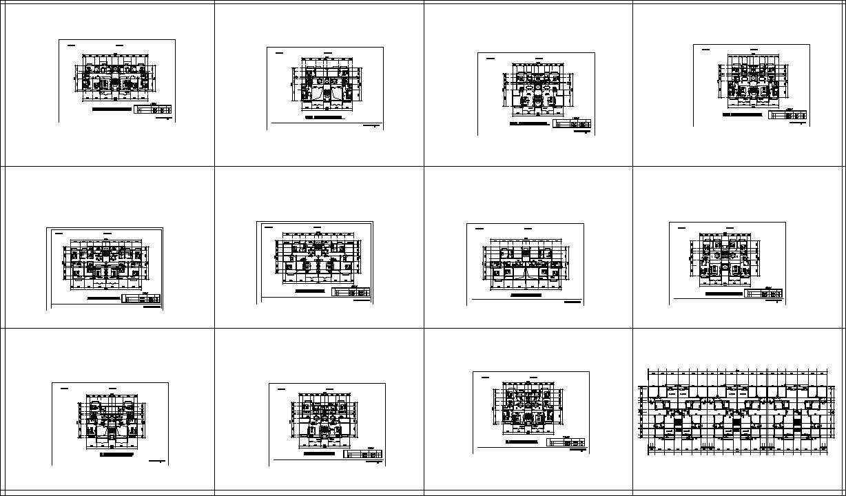 ★【Over 130+ Architecture Layout,Building Plan Design CAD Design,Details Collection】Residential Building Plan@Autocad Blocks,Drawings,CAD Details,Elevation - Image 11