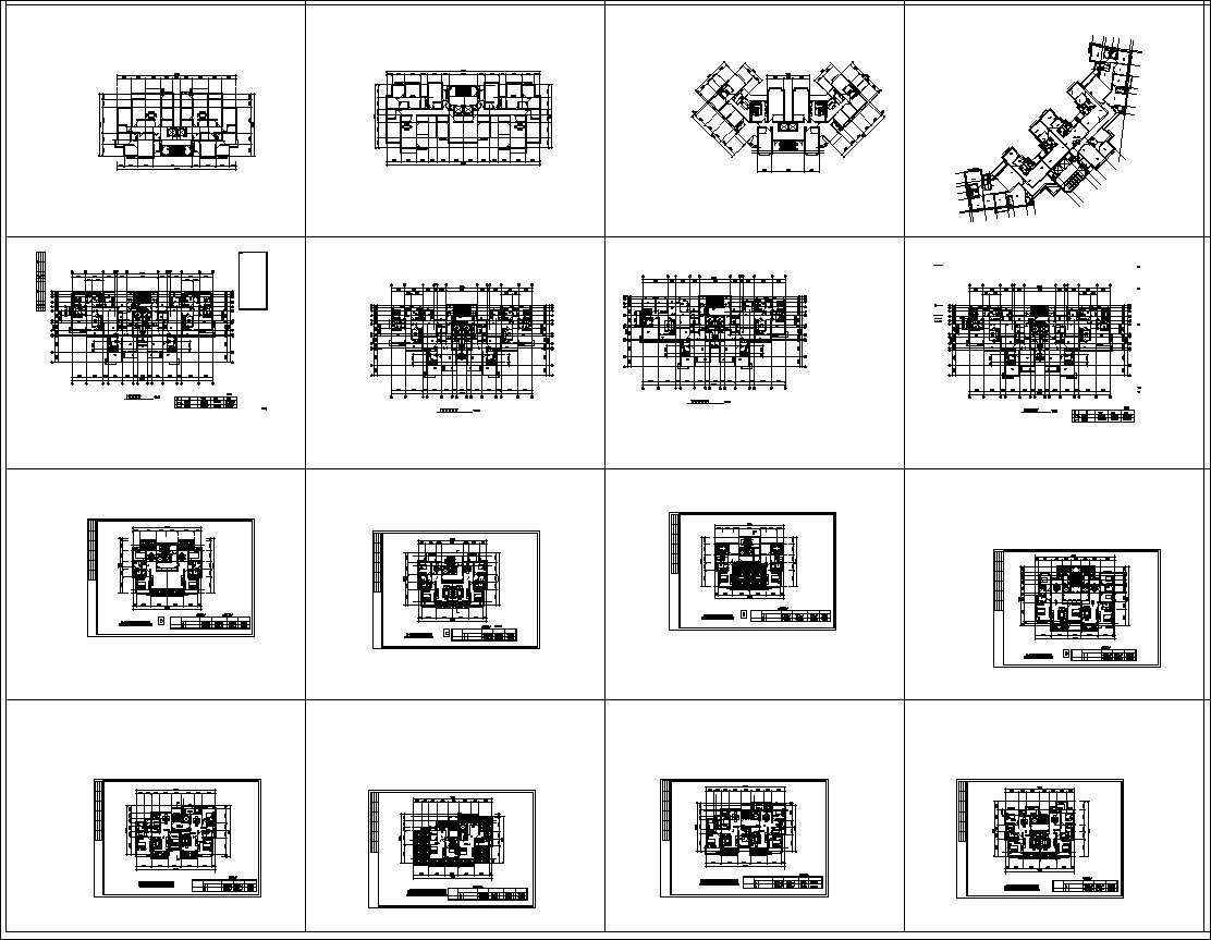 ★【Over 130+ Architecture Layout,Building Plan Design CAD Design,Details Collection】Residential Building Plan@Autocad Blocks,Drawings,CAD Details,Elevation - Image 12