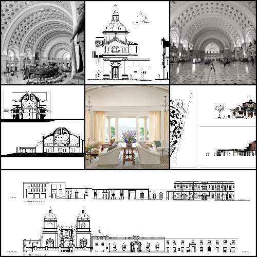 ★【Neoclassical Style Decor CAD Design Elements Collection】Neoclassical interior, Home decor,Traditional home decorating,Decoration@Autocad Blocks,Drawings,CAD Details,Elevation - Image 7
