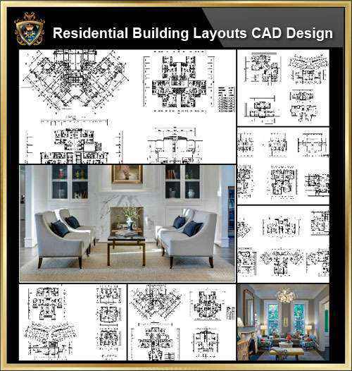 ★【Over 58+ Residential Building Plan,Architecture Layout,Building Plan Design CAD Design,Details Collection】@Autocad Blocks,Drawings,CAD Details,Elevation