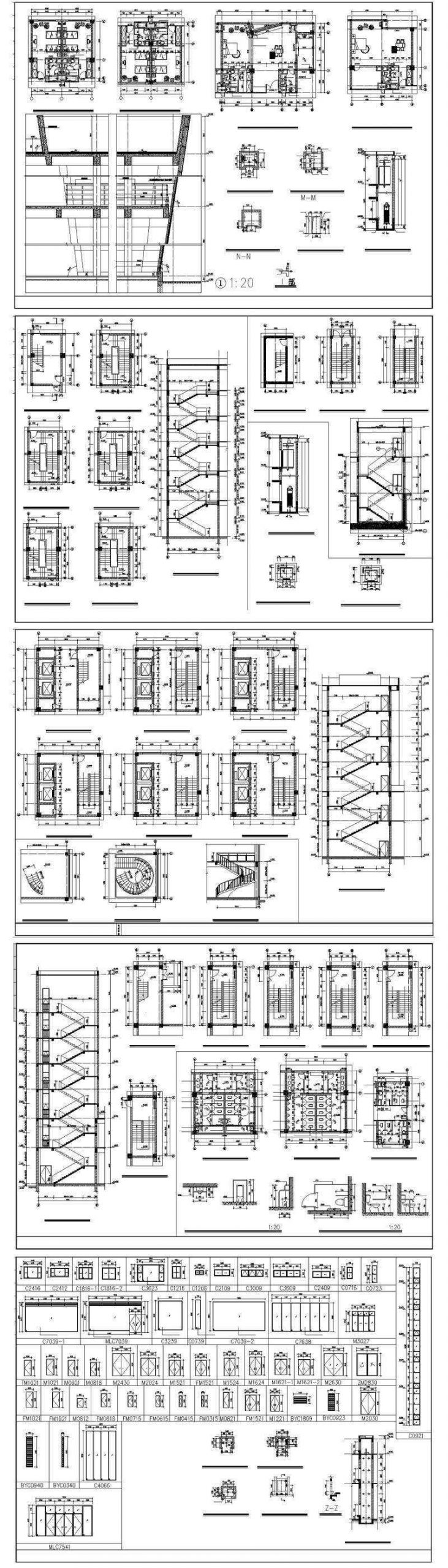 ★【Residential Building CAD Details Collection V.2】Layout,Lobby,Room design,Public facilities,Counter@Autocad Blocks,Drawings,CAD Details,Elevation - Image 8
