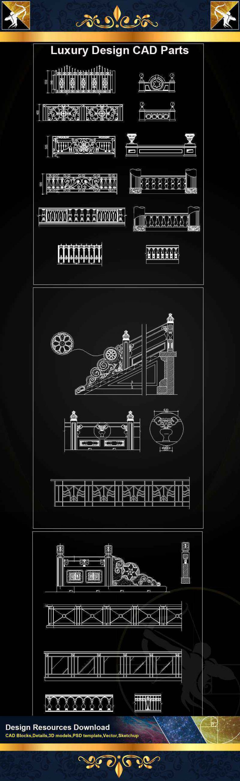 A05 Luxury Design CAD Blocks 3