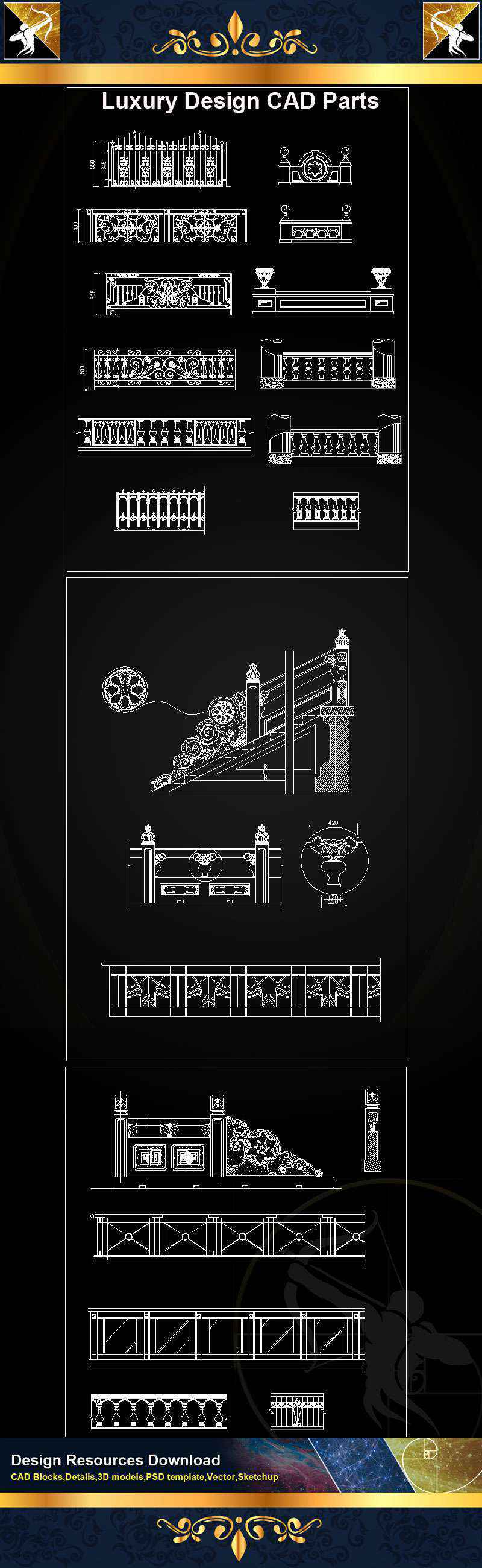 A05 Luxury Design CAD Blocks 3