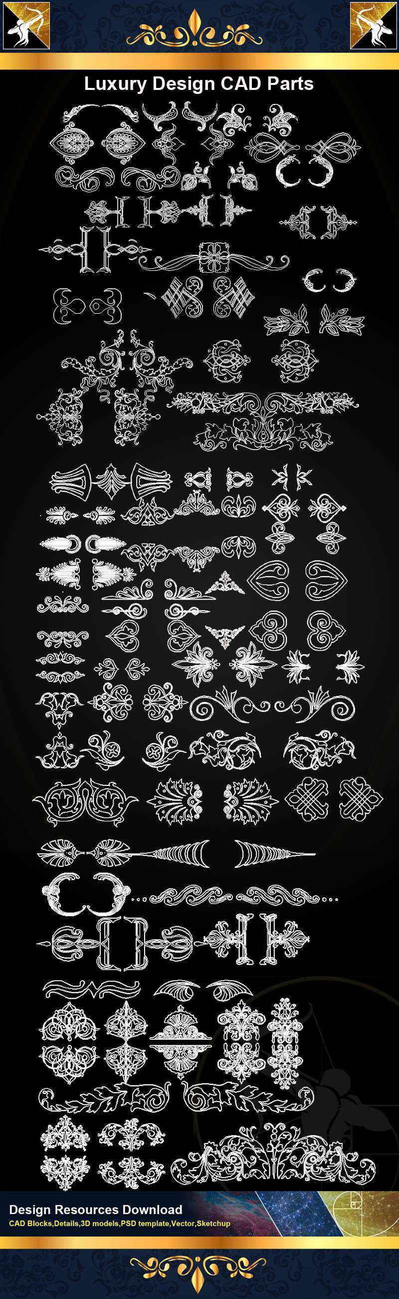 ★【Architecture Decoration Design Element CAD Blocks 】