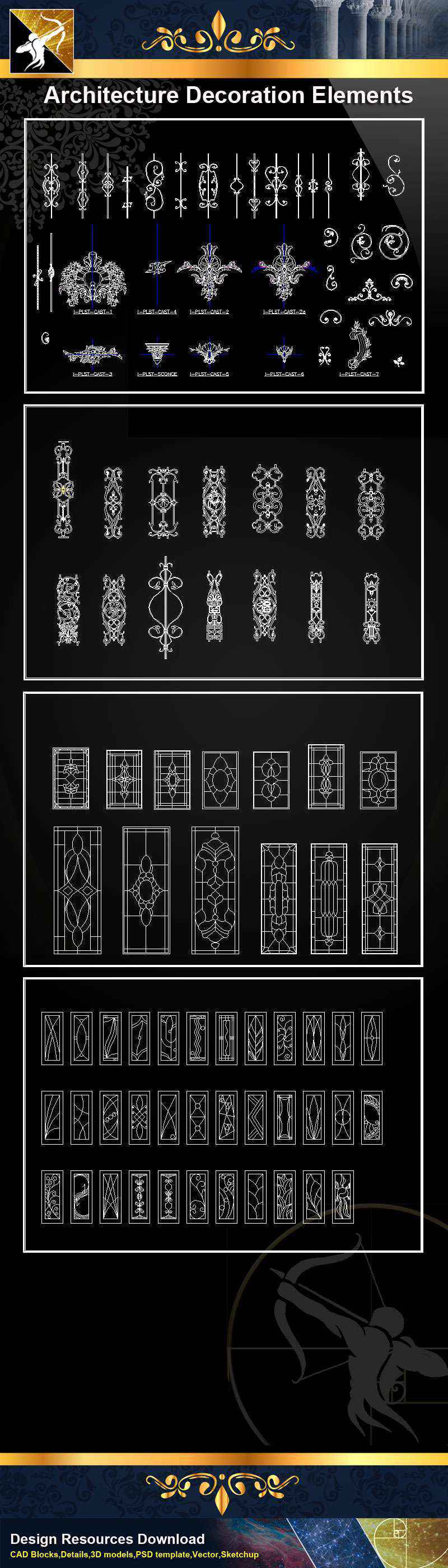 ★【 Architecture Decoration Elements V.1】