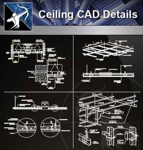 Architecture Cad Details Collections Ceiling Design Cad Details V 1 Free Download Architectural Cad Drawings