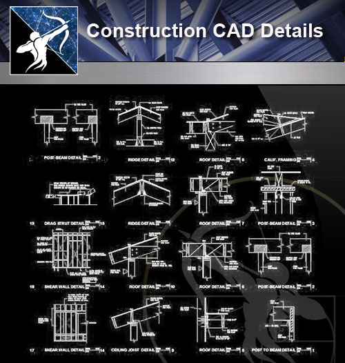 【Architecture CAD Details Collections】Construction CAD Details V.2