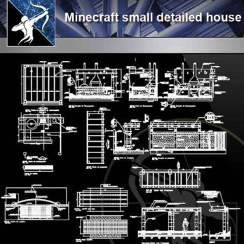 25 Minecraft small detailed house(Good)