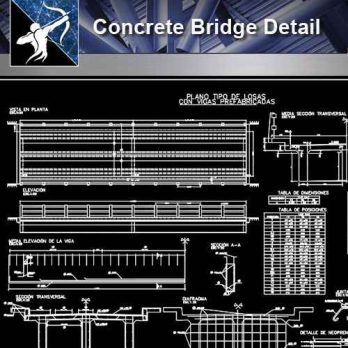 Concrete Bridge CAD Details