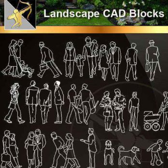 ★【 People Blocks】@Autocad Blocks,Drawings,CAD Details,Elevation