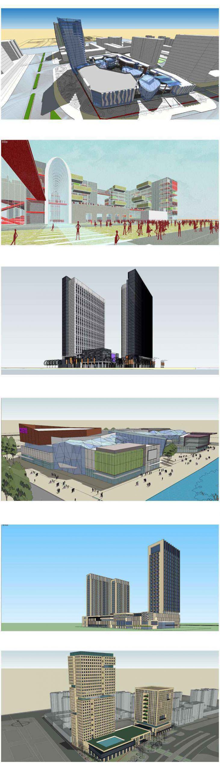 ★Best 20 Types of City,Residential Building Sketchup 3D Models Collection - Image 7