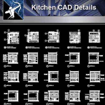 【Architecture CAD Details Collections】Detail drawing of Kitchen Design drawing,CAD Details