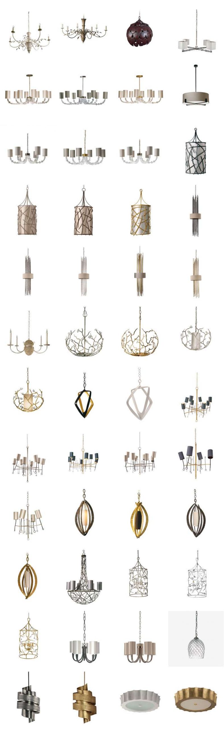 ★【 PSD Interior Design Blocks-All Ceiling_Lights PSD Blocks Download】 - Image 2