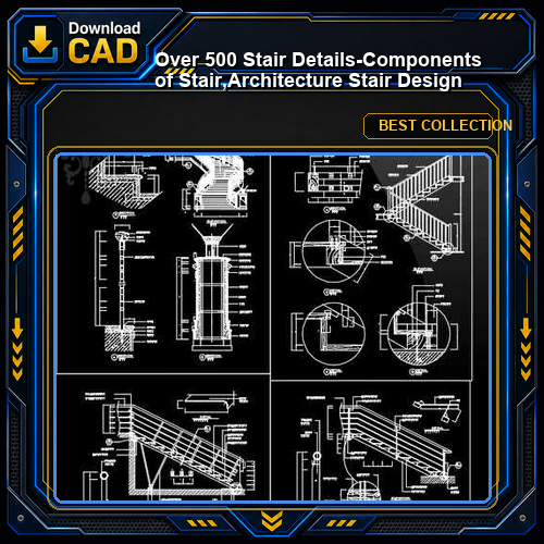 Over 500 Stair Details-Components of Stair,Architecture Stair Design
