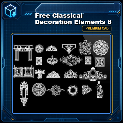 Free Classical Decoration Elements 8