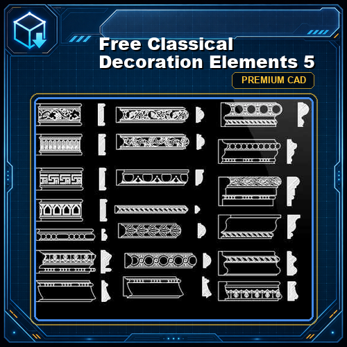 Free Classical Decoration Elements 5