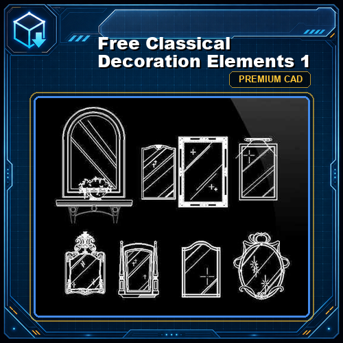 Free Classical Decoration Elements 1