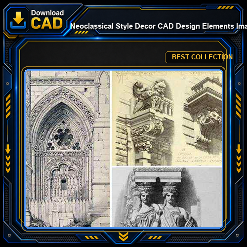★【Neoclassical Style Decor CAD Design Elements Images】Neoclassical interior, Home decor,Traditional home decorating,Decoration