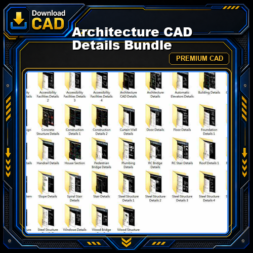 ★【Architecture CAD Details Bundle】