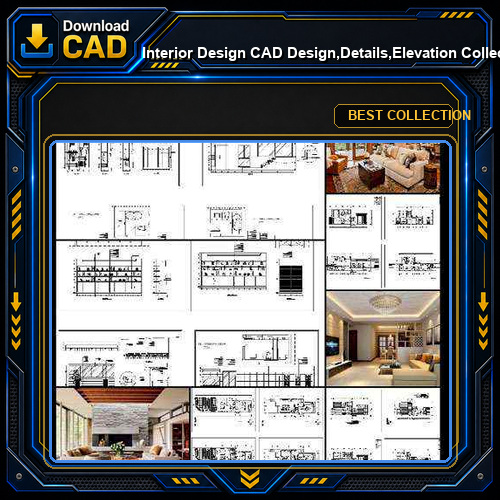 ★【Interior Design CAD Design,Details,Elevation Collection V.2】Residential Building,Living room,Bedroom,Restroom,Decoration@Autocad Blocks,Drawings,CAD Details,Elevation