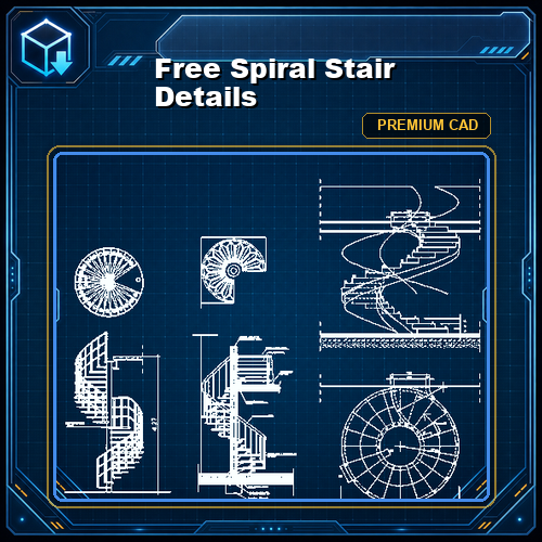 Free Spiral Stair Details
