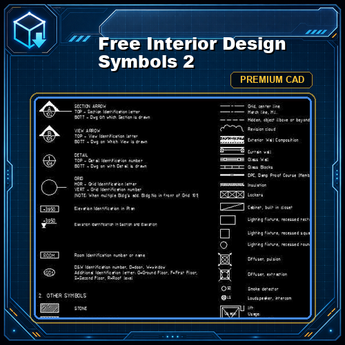 Free Interior Design Symbols 2