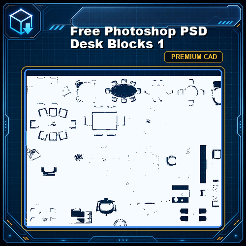 Free Photoshop PSD Desk Blocks 1