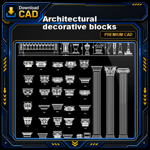 Architectural decorative blocks