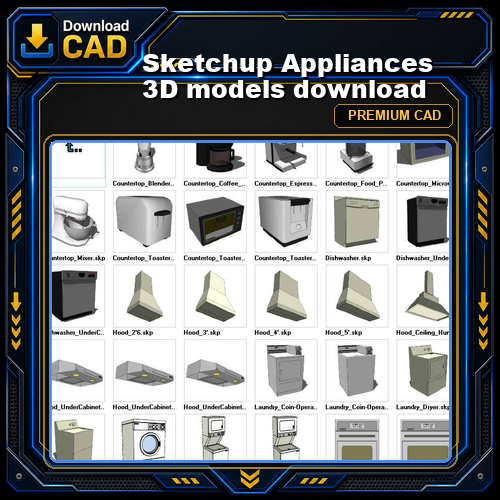 Sketchup Appliances 3D models download