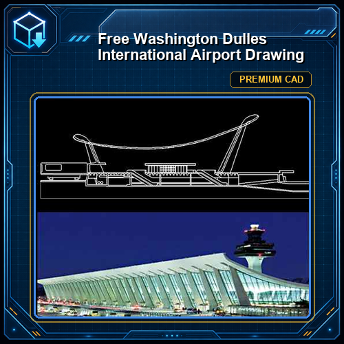 Free Washington Dulles International Airport Drawing