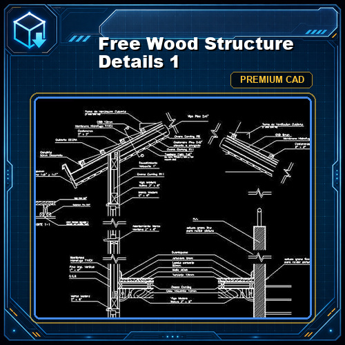 Free Wood Structure Details 1