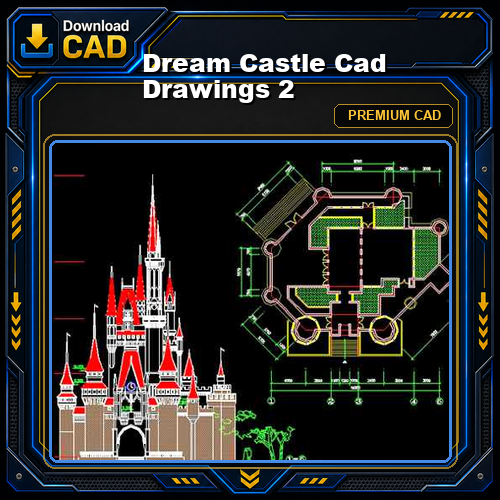 Dream Castle Cad Drawings 2