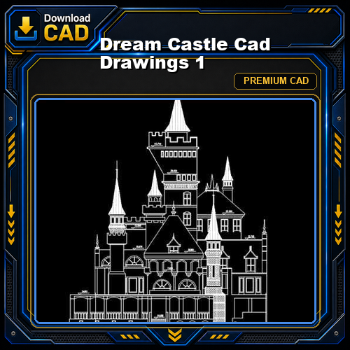 Dream Castle Cad Drawings 1