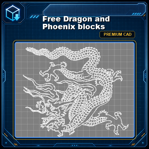 Free Dragon and Phoenix blocks