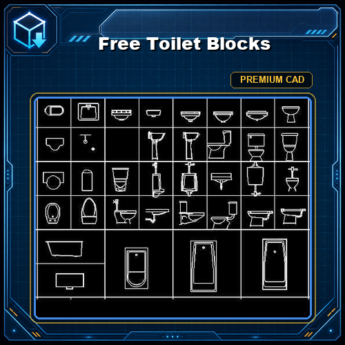Free Toilet Blocks