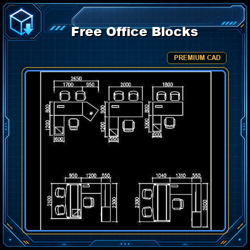 Free Office Blocks