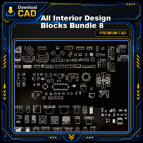 All Interior Design Blocks Bundle 8