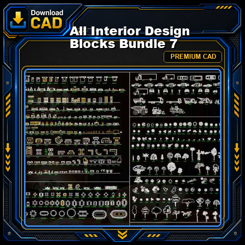All Interior Design Blocks Bundle 7