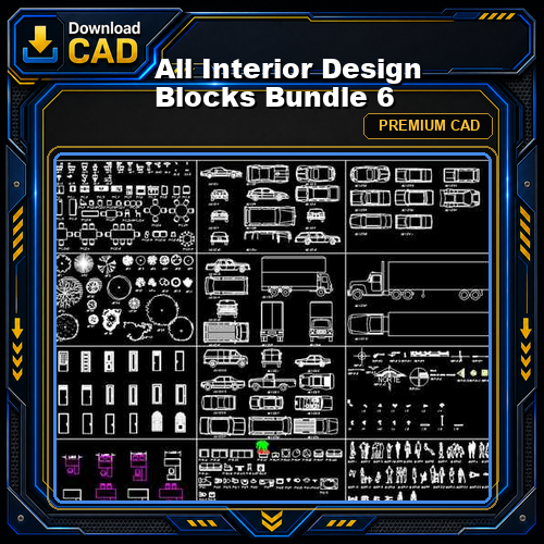 All Interior Design Blocks Bundle 6