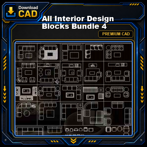 All Interior Design Blocks Bundle 4