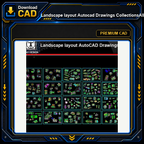 ★【Landscape layout Autocad Drawings Collections】All kinds of Landscape CAD Drawings