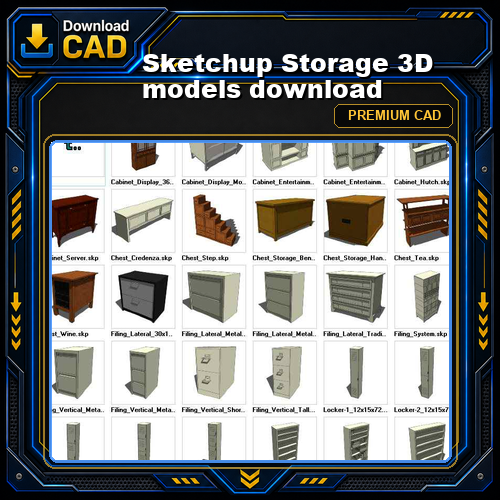 Sketchup Storage 3D models download