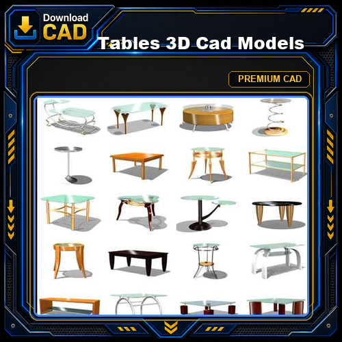 Tables 3D Cad Models