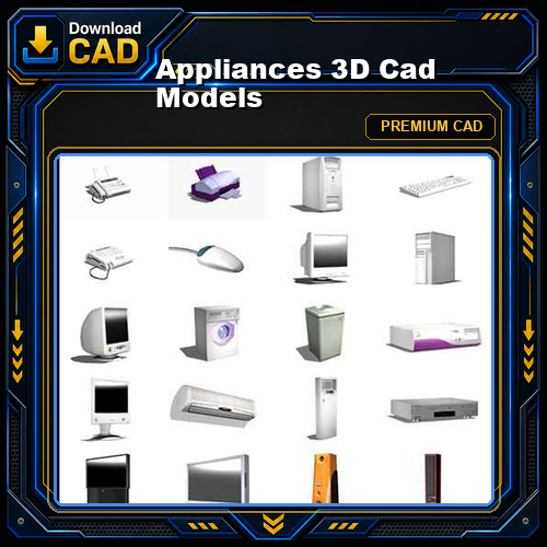 Appliances 3D Cad Models
