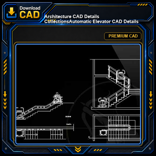 【Architecture CAD Details Collections】Automatic Elevator CAD Details