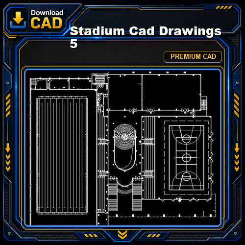 Stadium Cad Drawings 5